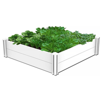 Easily Assembled Vinyl PVC Raised Garden Bed