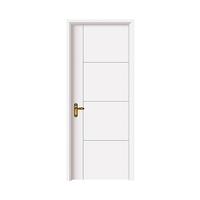 Eco-Friendly Hollow Wpc Door Panel Bedroom Doors With Frame